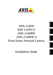 Axis Communications 216MFD-V User's Manual