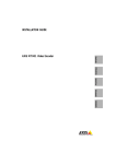 Axis Communications M7001 User's Manual