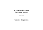 Avocent Cyclades-PR2000 User's Manual