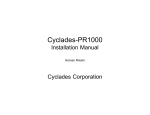 Avocent Cyclades-PR1000 User's Manual