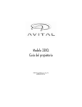 Avital 3300 (Spanish) Owner's Guide