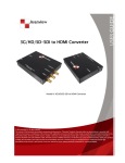 Avenview 3G/HD/SD-SDI User's Manual