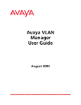 Avaya VLAN Manager User Guide