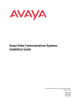 Avaya Video Communications System Installation Guide