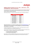 Avaya UNIStim Software Release 5.5.3 for 1100 Series, 1200 Series, 2007 IP Deskphones Notice