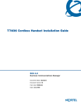 Avaya T7406 Installation Guide