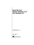 Avaya Read Me First 11.00/5.00 User's Manual