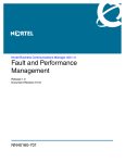 Avaya Nortel Business Communications Manager 450 1.0 Fault and Performance Management User's Manual