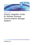 Avaya Multisite Business Communications Manager Systems User's Manual