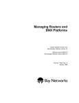 Avaya Managing Routers and BNX Platforms User's Manual