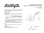 Avaya IP Telephone Power Adapter Installation Guide