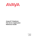 Avaya IP Telephone File Server Application Note