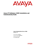 Avaya IP Softphone 3456 User's Manual