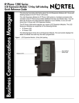 Avaya 12-Key Quick Reference Guide