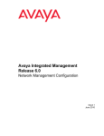 Avaya Integrated Management Release 6.0 Network Management Configuration User's Manual