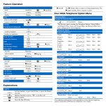 Avaya i2004 Quick Reference Guide