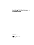 Avaya FDDI Net Modules in ASN Platforms User's Manual