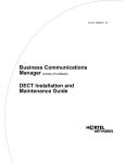 Avaya DECT Installation and Maintenance Manual