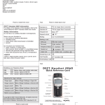 Avaya DECT Handset 4060 Quick Reference Guide