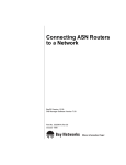 Avaya Connecting ASN Routers to a Network User's Manual