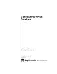 Avaya Configuring VINES Services User's Manual