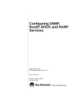 Avaya Configuring SNMP, BOOTP, DHCP, and RARP Services User's Manual