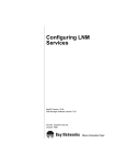 Avaya Configuring LNM Services User's Manual