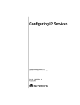 Avaya Configuring IP Services User's Manual