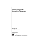 Avaya Configuring Data Encryption Services User's Manual