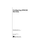 Avaya Configuring ATM DXI Services User's Manual