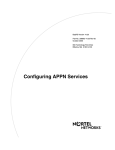Avaya Configuring APPN Services (308963-14.20 Rev 00) User's Manual