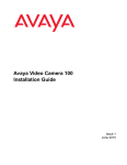 Avaya Camera 100 Installation Guide