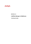 Avaya CallPilot Manager & Mailboxes BCM Rls 6.0 User's Manual