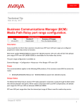 Avaya Business Communications Manager (BCM) Configuration manual