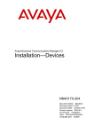 Avaya Business Communications Manager 6.0 Installation Manual