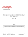 Avaya BCM450 Configuration Guide