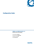 Avaya BSG8/12 1.0 Configuration Guide