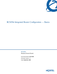 Avaya BCM50e Configuration manual