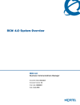 Avaya BCM 4.0 System Overview