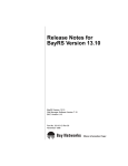 Avaya BayRS Version 13.10 Release Notes