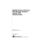 Avaya BayRS Version 12.03 and Site Manager Software Version 6.03 Release Notes