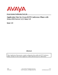 Avaya B179 Application Note