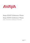 Avaya B149/B159 User's Manual