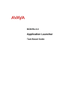 Avaya Application Launcher BCM Rls 6.0 User's Manual