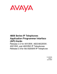 Avaya 4600 Series Application Note