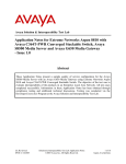 Avaya 4600 Series IP Telephones Application Note