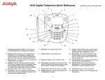 Avaya 2410 Digital Telephone User's Manual