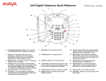 Avaya 2410 Digital Telephone User's Manual