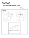 Avaya 2402 Telephone User's Manual