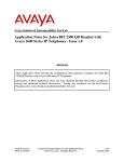 Avaya 1600 Series IP Deskphones Application Note